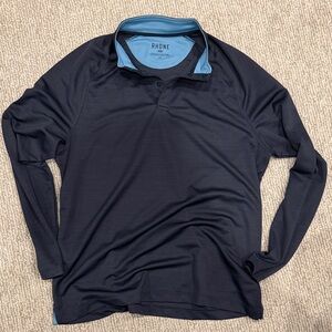 Rhone Men's Dark Blue “half zip”